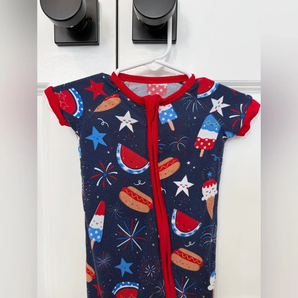 Little Sleepies Patriotic Fireworks Shorty